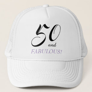 Gorra De Camionero 50 y fiesta de cumpleaños fabulosa