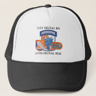 GORRA DE CAMIONERO 51.ª BATTALIÓN DE SEÑALES 35ª BRIGADA DE SEÑA