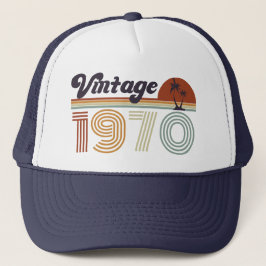 Gorra De Camionero 55º cumpleaños, cosecha 1970