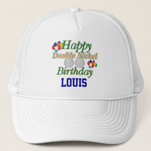 Gorra De Camionero 55.o cumpleaños feliz