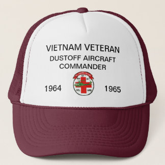 Gorra De Camionero 57.o COMANDANTE MESH HAT de los AVIONES de DUSTOFF