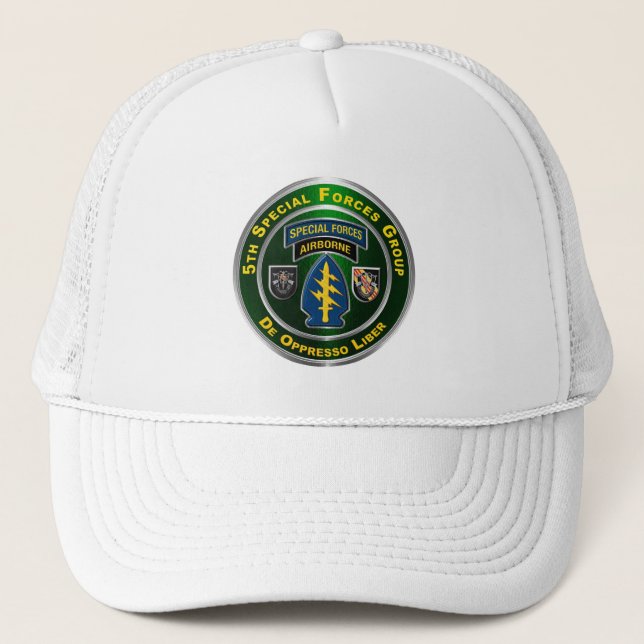 Gorra De Camionero 5.º Grupo de Fuerzas Especiales (Anverso)