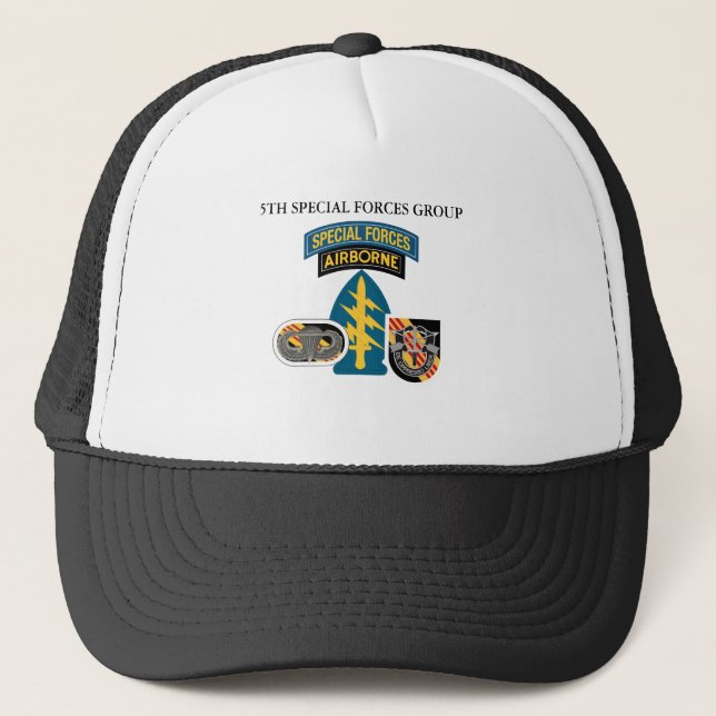 GORRA DE CAMIONERO 5.º GRUPO DE FUERZAS ESPECIALES (Anverso)