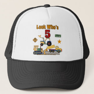 Gorra De Camionero 5tas camisetas y regalos del cumpleaños de la