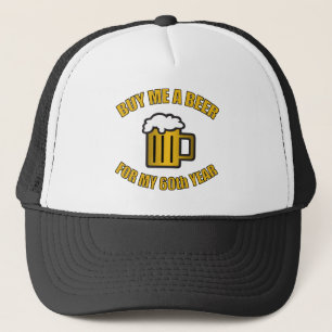 Gorra De Camionero 60.ª Cerveza divertida de cumpleaños