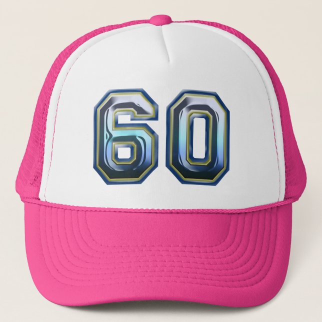 Gorra De Camionero 60.ª fiesta de cumpleaños (Anverso)