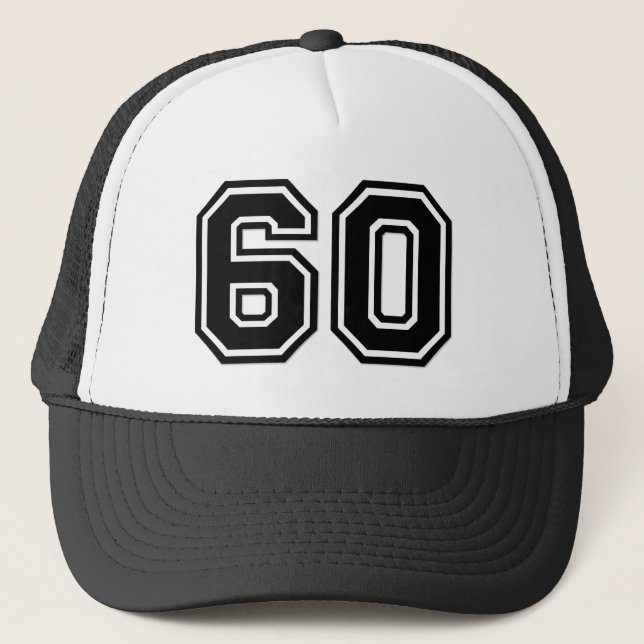 Gorra De Camionero 60.º Clásico de Cumpleaños (Anverso)