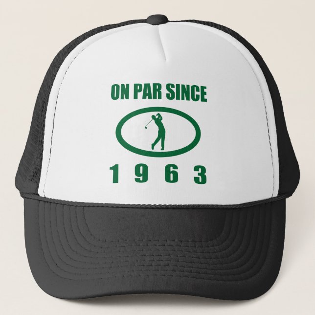 Gorra De Camionero 60 Aniversario de Golf Lover 1963 (Anverso)