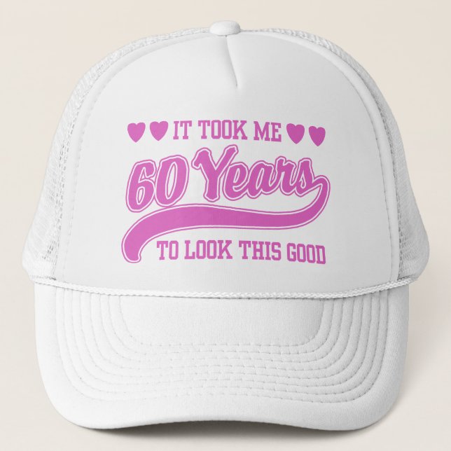 Gorra De Camionero 60 cumpleaños (Anverso)