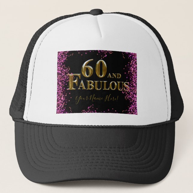 Gorra De Camionero 60 cumpleaños (Anverso)