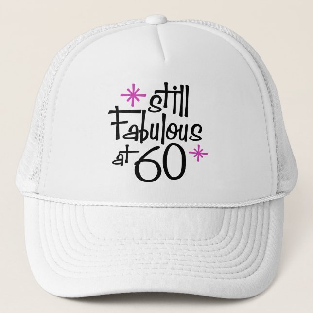 Gorra De Camionero 60 cumpleaños (Anverso)