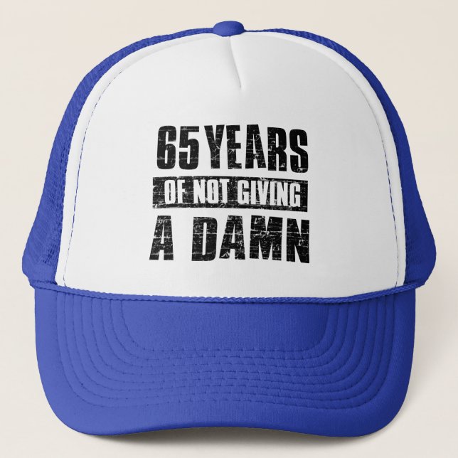 Gorra De Camionero 65 años (Anverso)