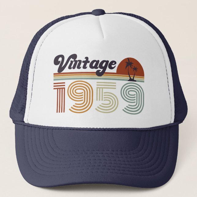 Gorra De Camionero 66º cumpleaños, cosecha 1959 (Anverso)