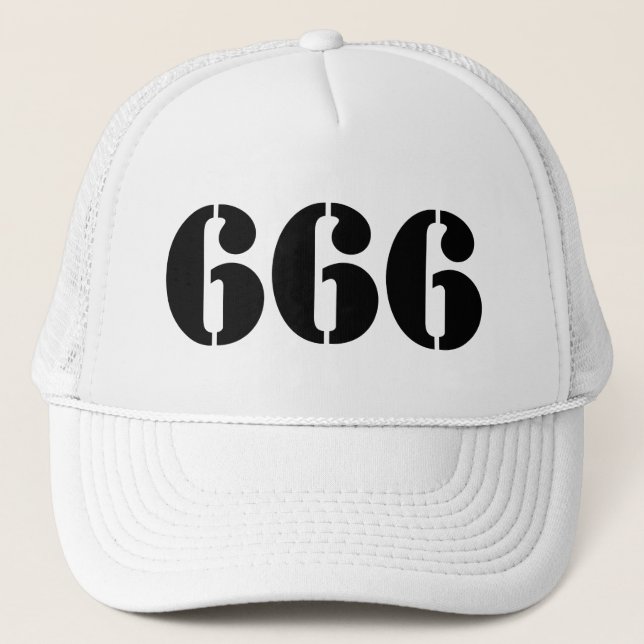 GORRA DE CAMIONERO 666 (Anverso)