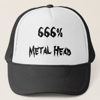 Gorra De Camionero 666% de cabeza Metalizado