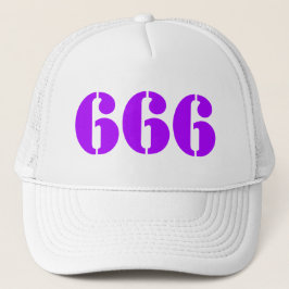 Gorra De Camionero 666 (morado)