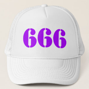 Gorra De Camionero 666 (morado)
