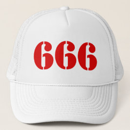 Gorra De Camionero 666 (rojo)