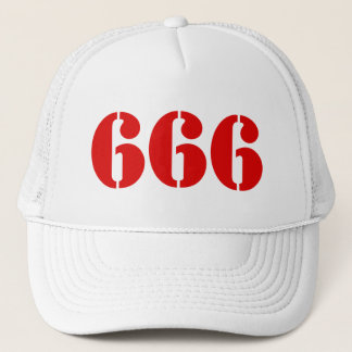 Gorra De Camionero 666 (rojo)