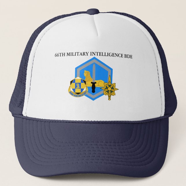 GORRA DE CAMIONERO 66.ª BRIGADA DE INTELIGENCIA MILITAR (Anverso)