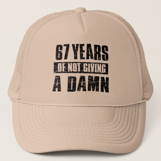 Gorra De Camionero 67 años (Anverso)