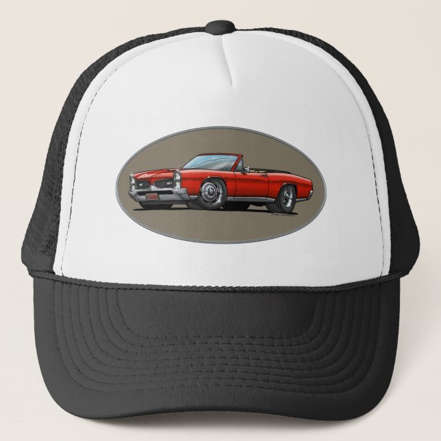 Gorra De Camionero 67 GTO_Red_Convertible (Anverso)