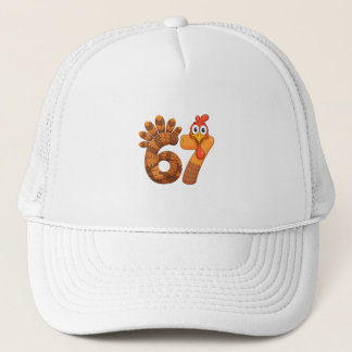 Gorra De Camionero 67 pavo de acción de gracias divertido