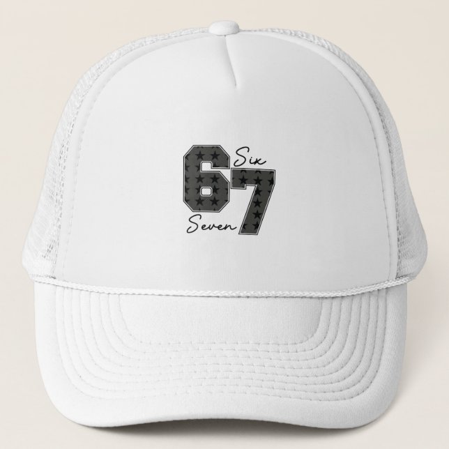 Gorra De Camionero 67 Star Pop Culture Vibe Trendy (Anverso)