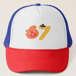 Gorra De Camionero 6-7 muppets numéricos