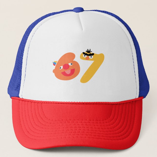 Gorra De Camionero 6-7 muppets numéricos (Anverso)