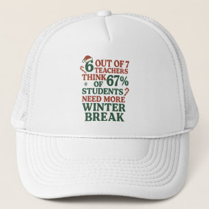 Gorra De Camionero 6 7 Profesor Seis Siete 67 Santa Gen Alfa 