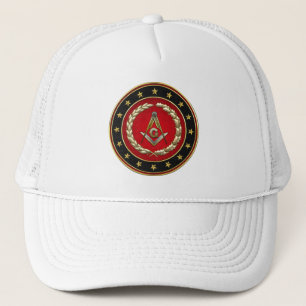 Gorra De Camionero [700] Cuadrado masónico y brújulas [3er grado]