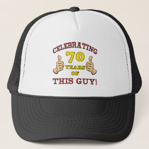 Gorra De Camionero 70.º Regalo De Cumpleaños Para Él