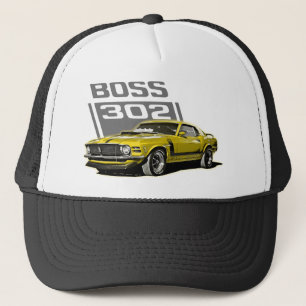 Gorra De Camionero 70 amarillo de Boss 302