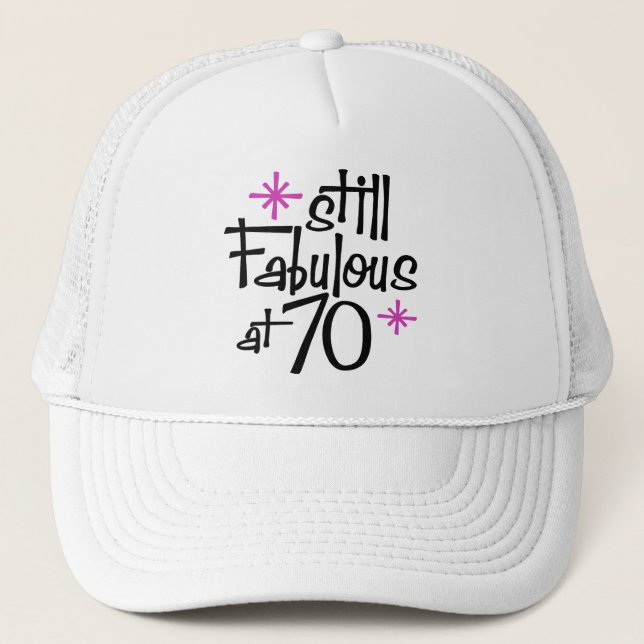 Gorra De Camionero 70 cumpleaños (Anverso)