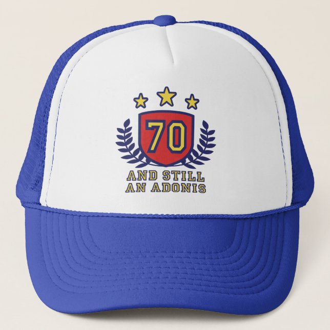 Gorra De Camionero 70 cumpleaños (Anverso)