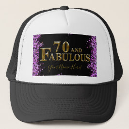 Gorra De Camionero 70 cumpleaños