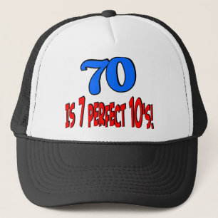 Gorra De Camionero 70 es los 7 años 10 perfectos (AZULES)