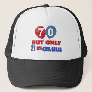 Gorra De Camionero 70.os diseños años del cumpleaños