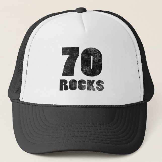 Gorra De Camionero 70 Rocas (Anverso)
