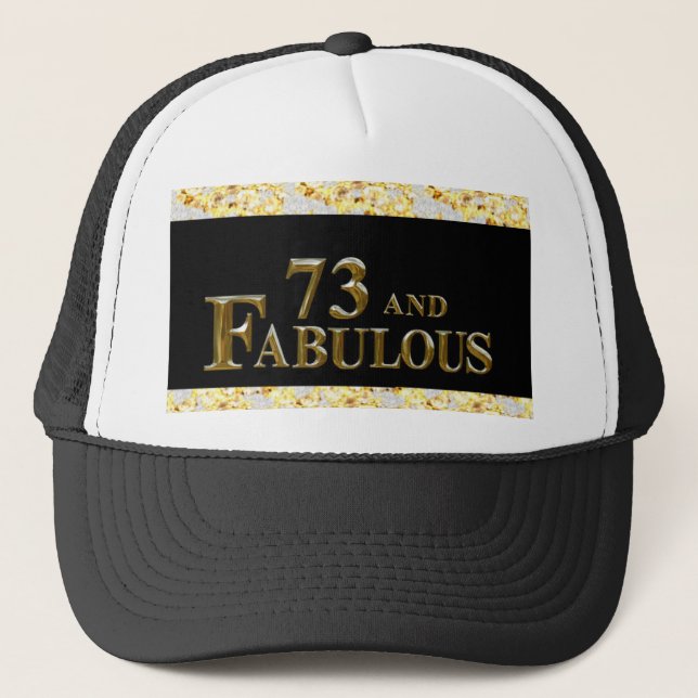 Gorra De Camionero 73 cumpleaños (Anverso)
