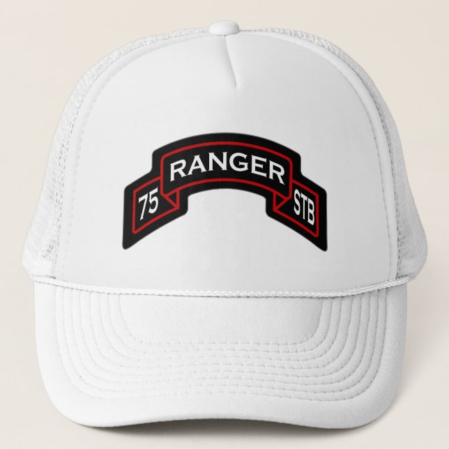 Gorra De Camionero 75º Ranger Rgt - Airborne - Desplazamiento de trop (Anverso)