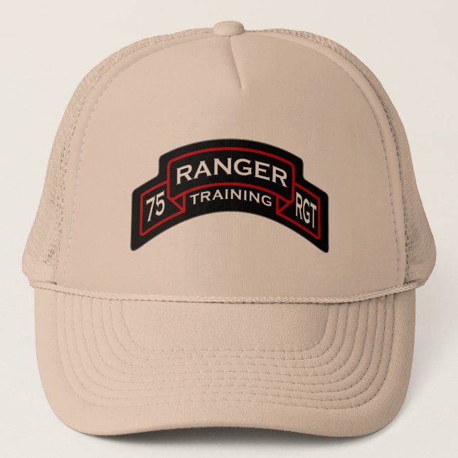 Gorra De Camionero 75º Regimiento de Ranger - Airborne - Desplazamien (Anverso)