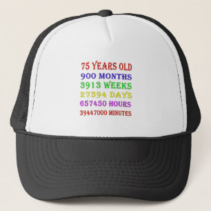 Gorra De Camionero 75.ª Fase de Cumpleaños