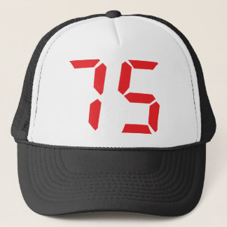 Gorra De Camionero 75 setenta y cinco números digitales del