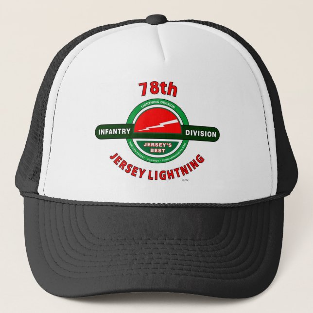 Gorra De Camionero 78.o DIVISIÓN RELÁMPAGO del JERSEY" de la DIVISIÓN (Anverso)