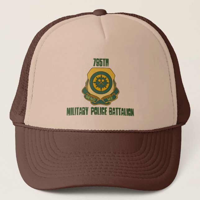 Gorra De Camionero 795o, batallón de la policía militar (Anverso)