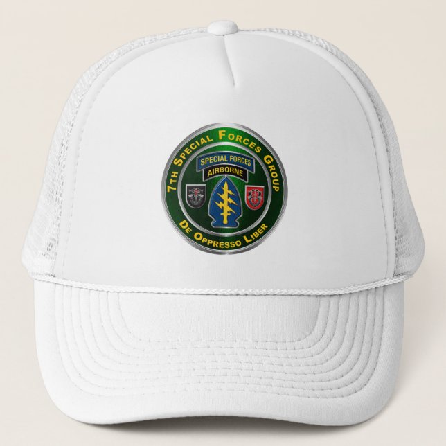 Gorra De Camionero 7.º Grupo de Fuerzas Especiales  (Anverso)