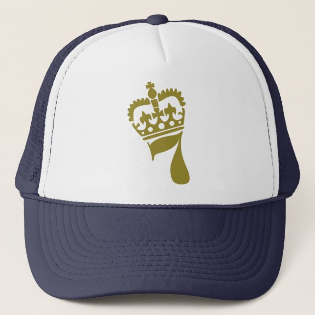 Gorra De Camionero 7mo cumpleaños - número - siete (Anverso)