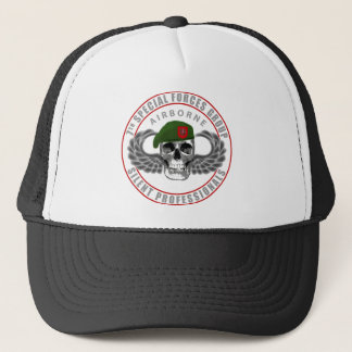 Gorra De Camionero 7mo Grupo de las fuerzas especiales - cráneo